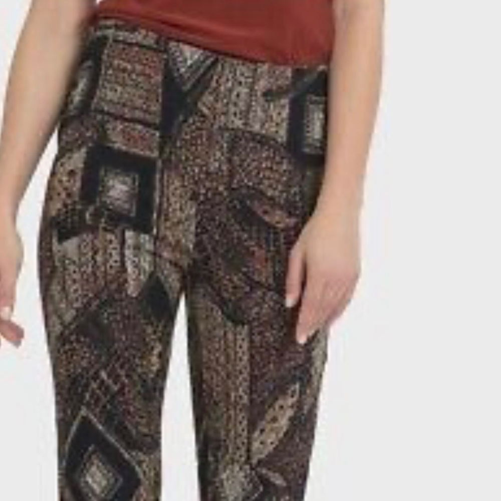 Joseph Ribkoff Multi-Color Pull On Pant - Picture 3 of 11